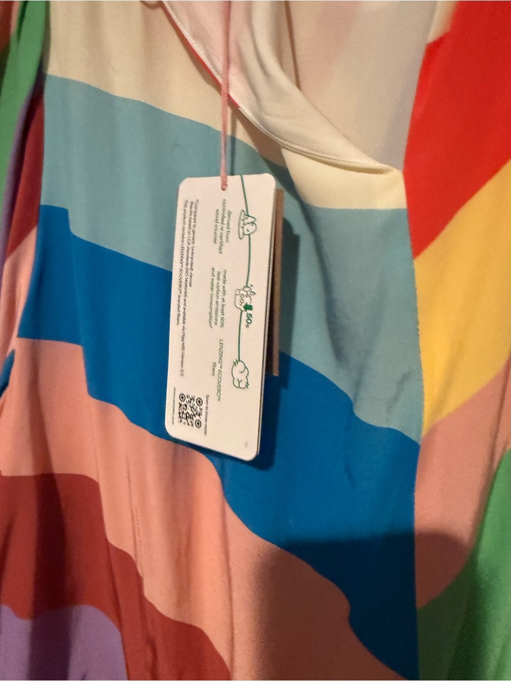 Boden Rainbow Short Sleeve dress - Picture 4 of 5